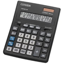 Калькулятор настольный полноразмерный Citizen BusinessLine CDB1601-BK 16-разрядный  черный